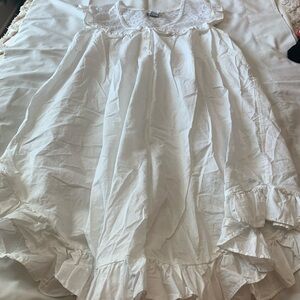 White Ruffled Nightgown